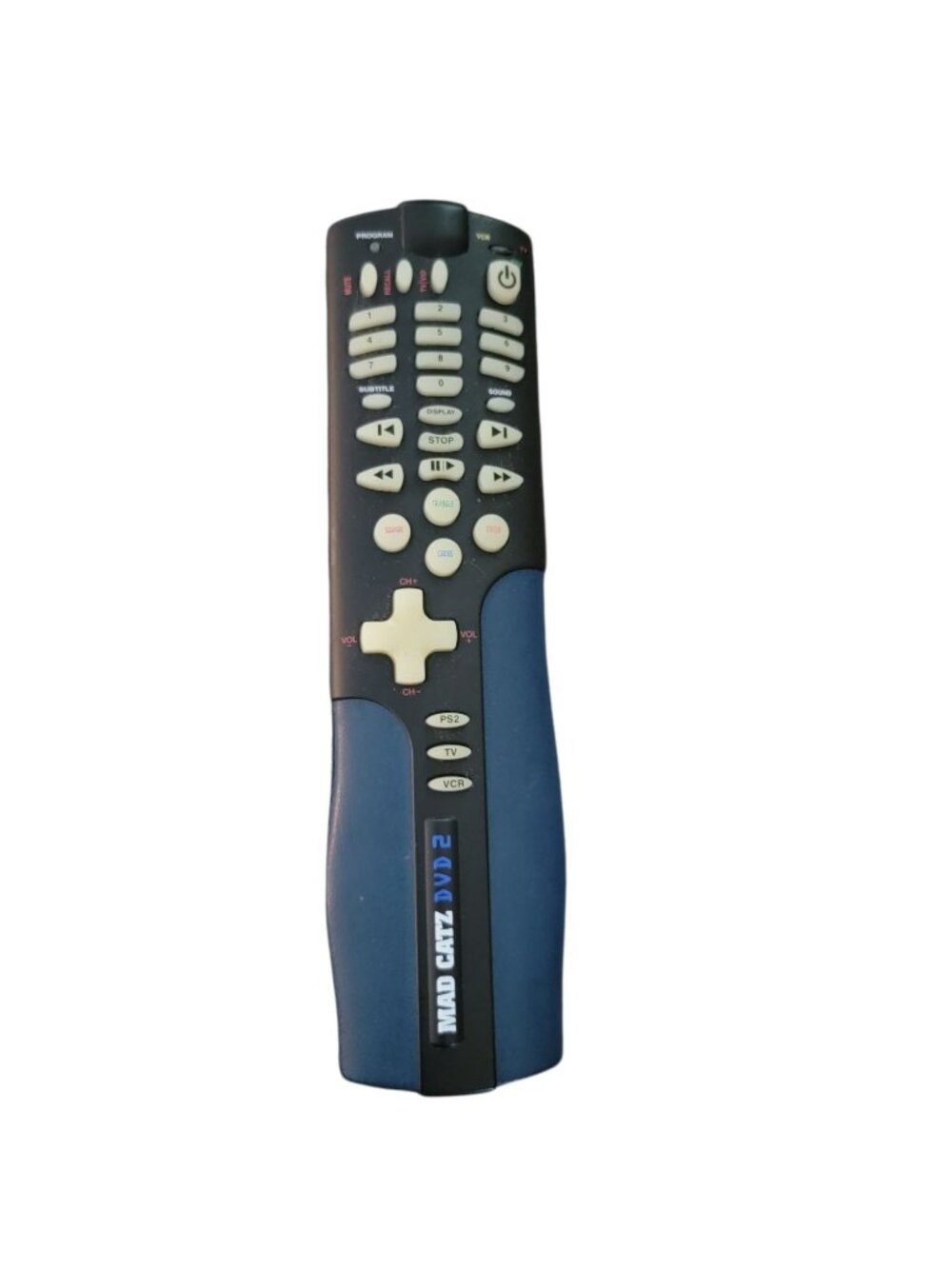 Genuine Mad Catz DVD 2 Remote Control Receiver PS2 Tested and Works